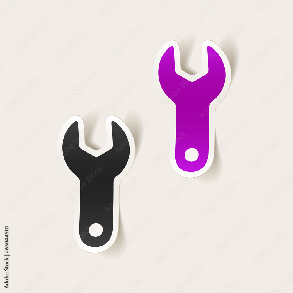 Obraz premium realistic design element: wrench