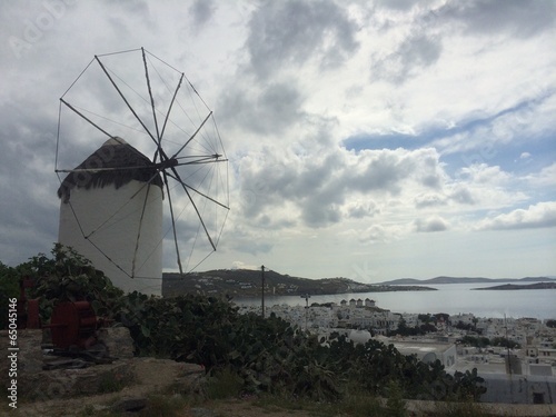windmill in Mykonos