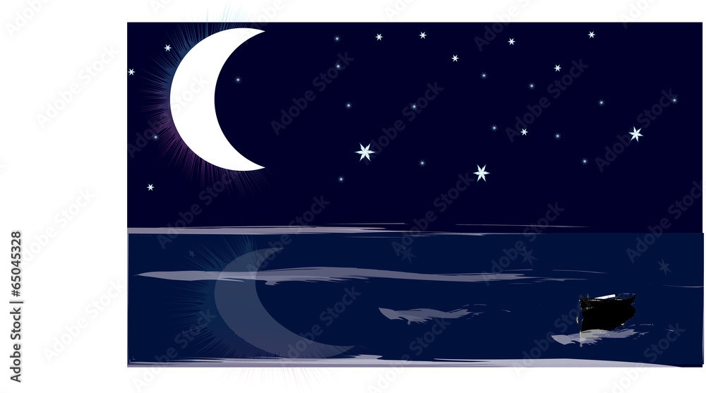 Naklejka premium notte