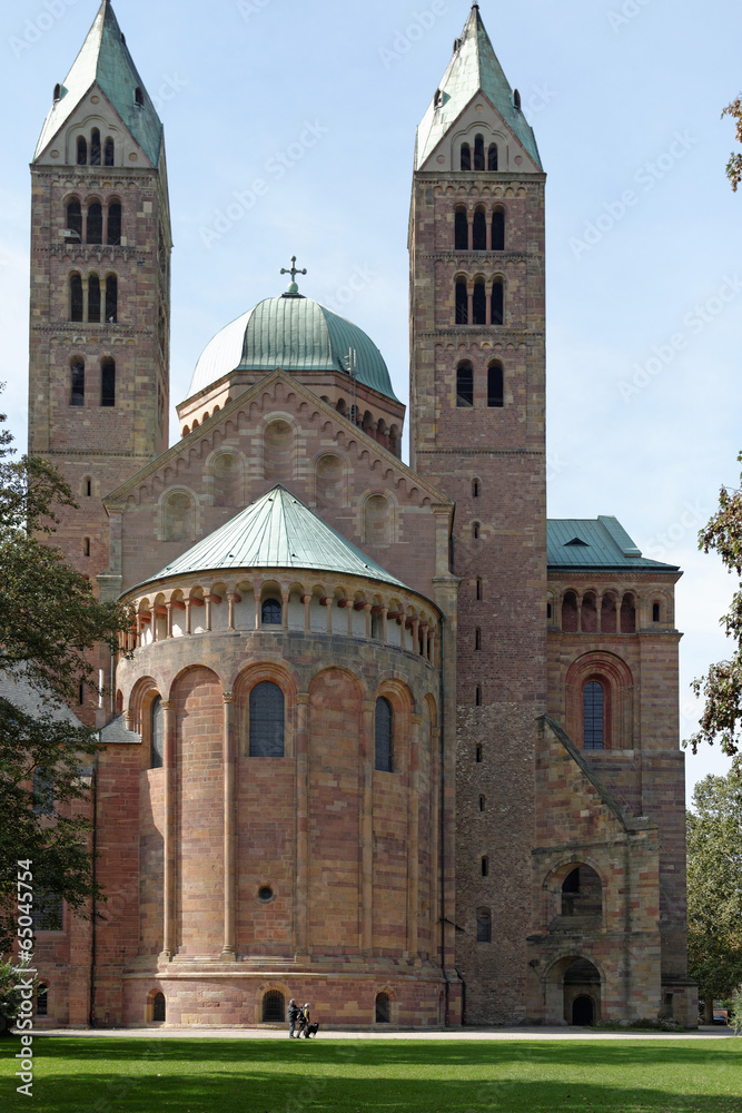 Rückseite Dom zu Speyer