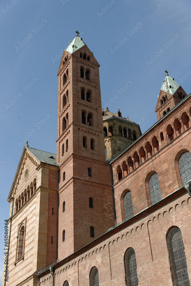 Romanischer Kirchturm Dom zu Speyer