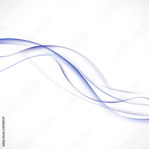 abstract blue curve background, vector illustration