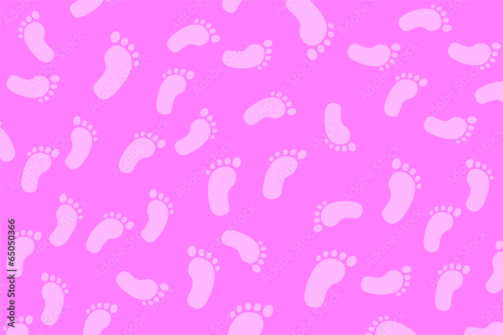 Background - baby foot print
