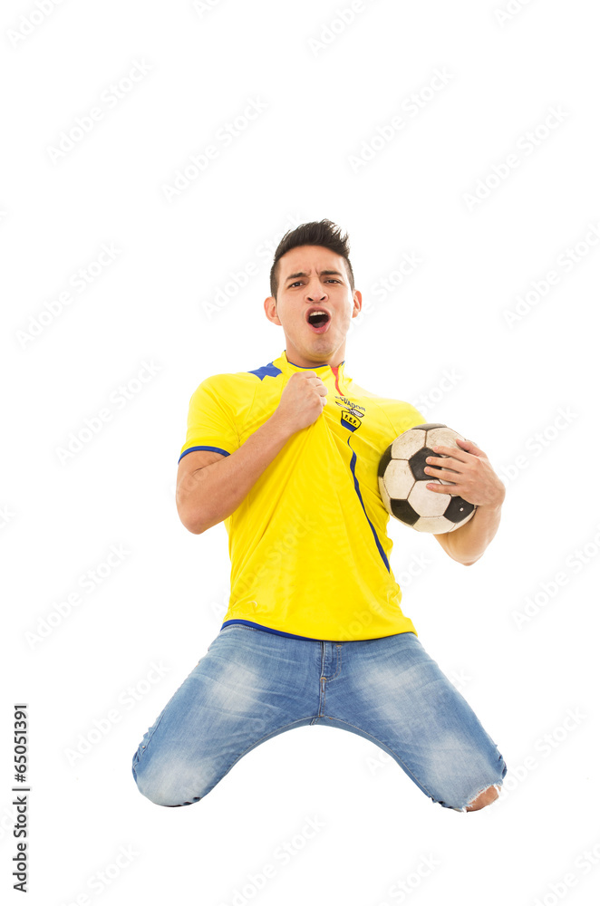Ecuador soccer fan