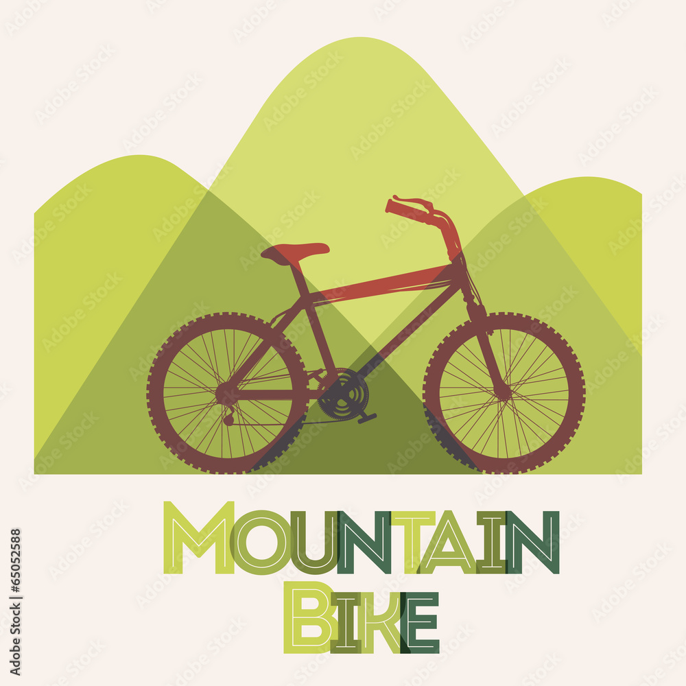 Naklejka premium Bike design