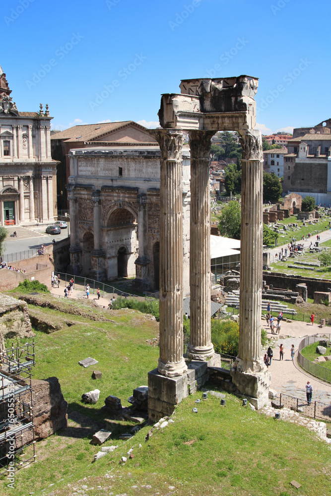 Rome - Forum romain - Foro Romano