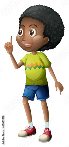 A curly young man