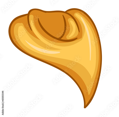 A yellow scarf