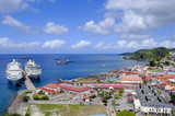 St George's harbour in Grenada