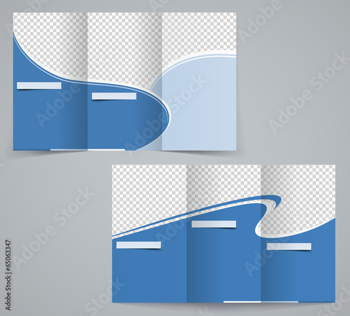 Three fold business brochure template