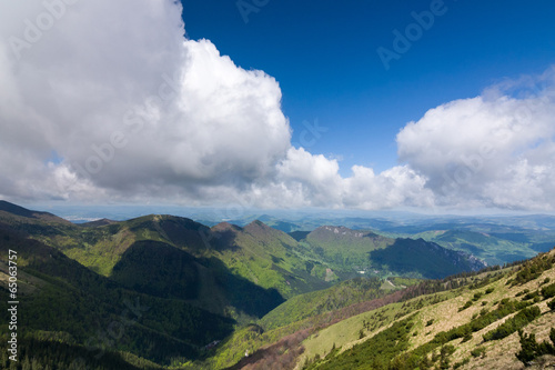 View from the mountain ridge - Little Fatra, Slovakia © Jaroslav Machacek