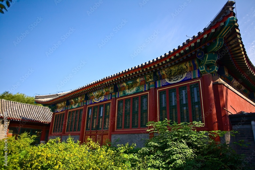 Fototapeta premium The image of traditional culture in Beijing,Asia