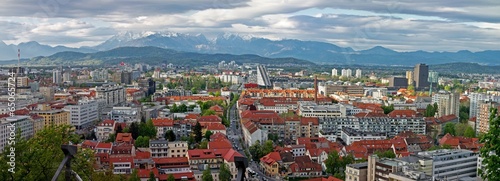 Cityscape of Ljubljana