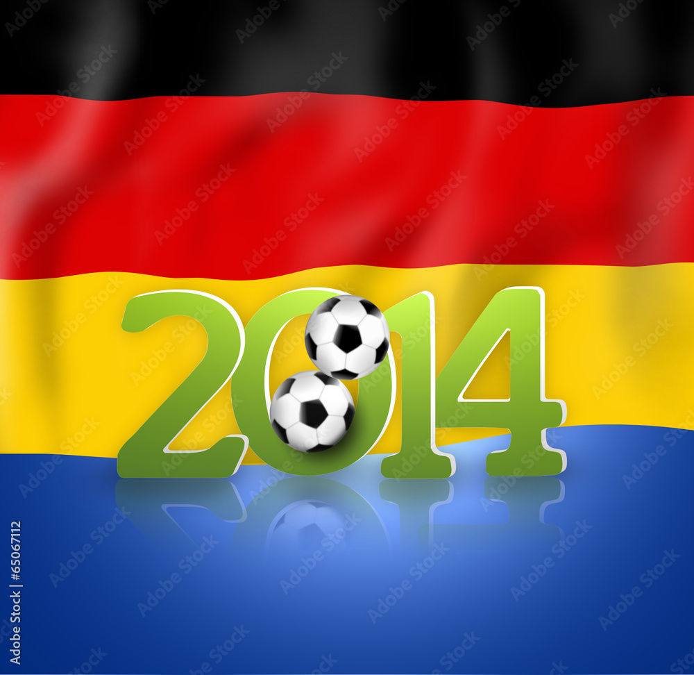 Fototapeta premium 2014 Soccer
