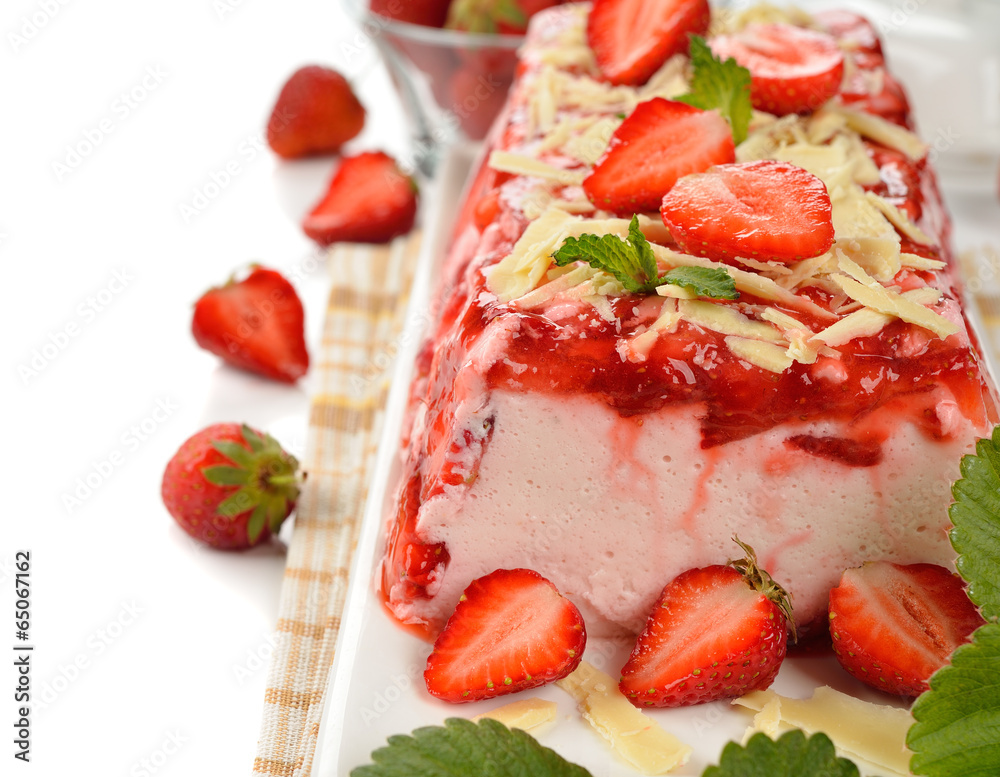 strawberry terrine strawberry terrine