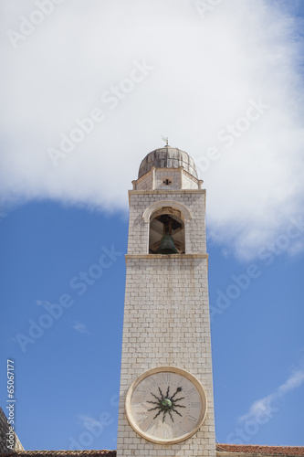 Clock tower in Dubrovnik