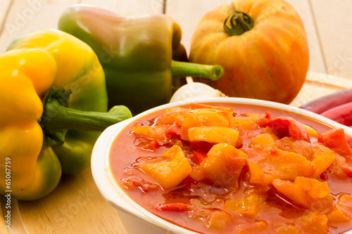 Italian peperonata photo