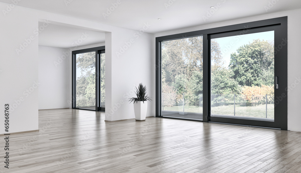 Fototapeta premium Empty Living room