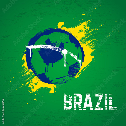 Brazil football background