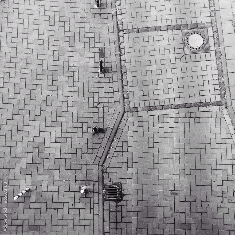 Straße von oben Stock Photo | Adobe Stock