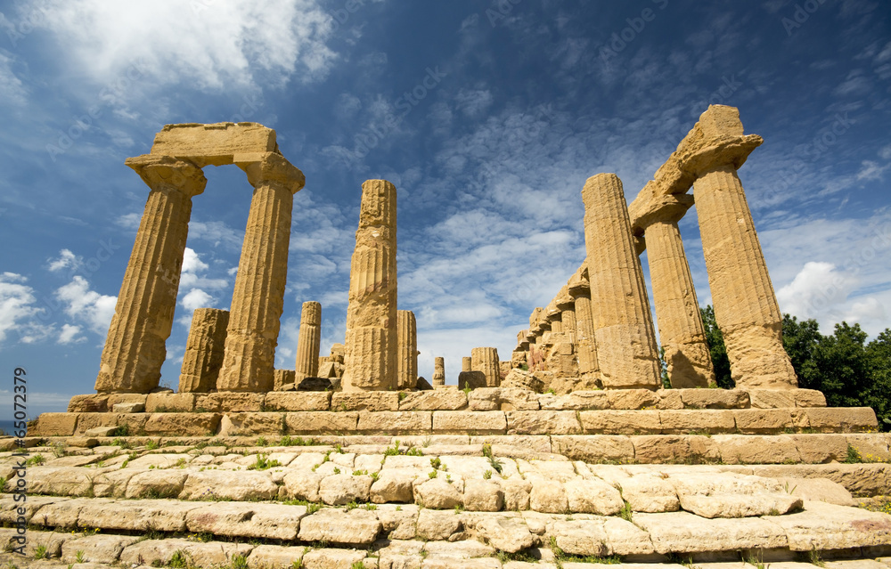 Ancient Temple of Juno, Agrigento, Sicily, Italy