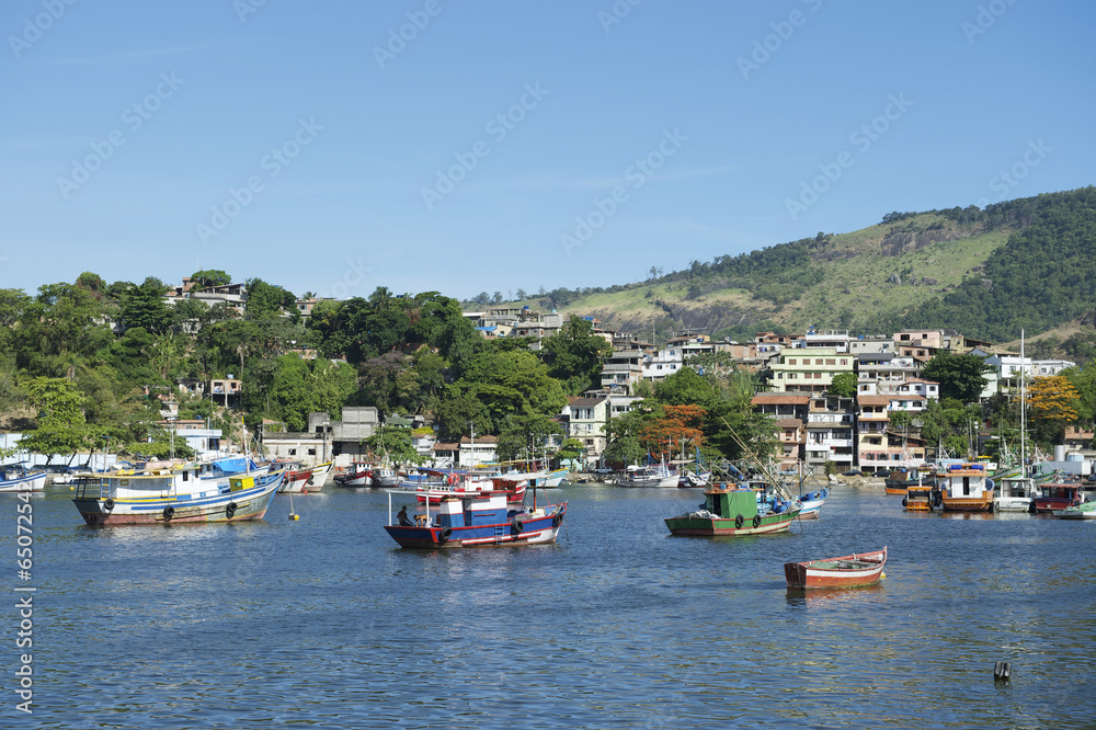 Simple Brazilian Fishing Boats Rio de Janeiro Simple Brazilian Fishing Boats Rio de Janeiro