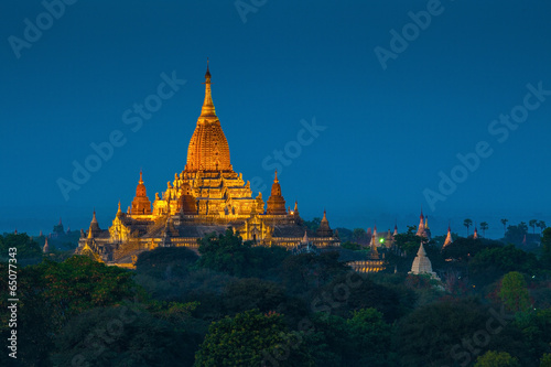 Ananda temple. Plain of Bagan, Myanmar.