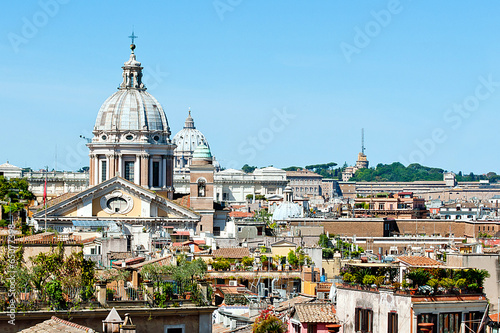 dome of basilica in rome