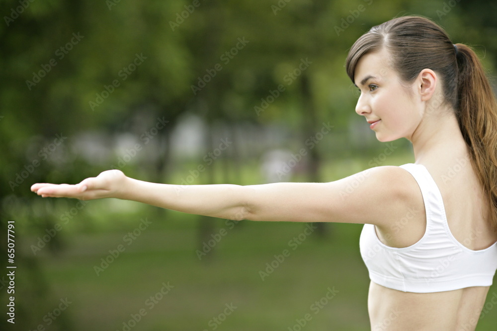 The image of beautiful woman The image of beautiful woman