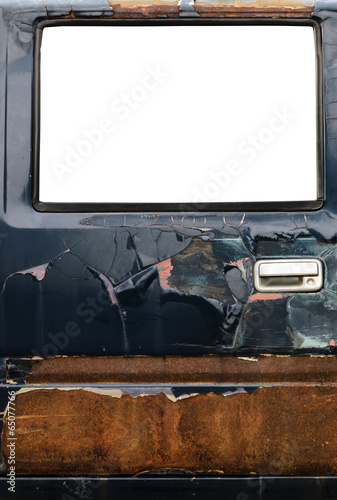old car doors, decay and rust resistant