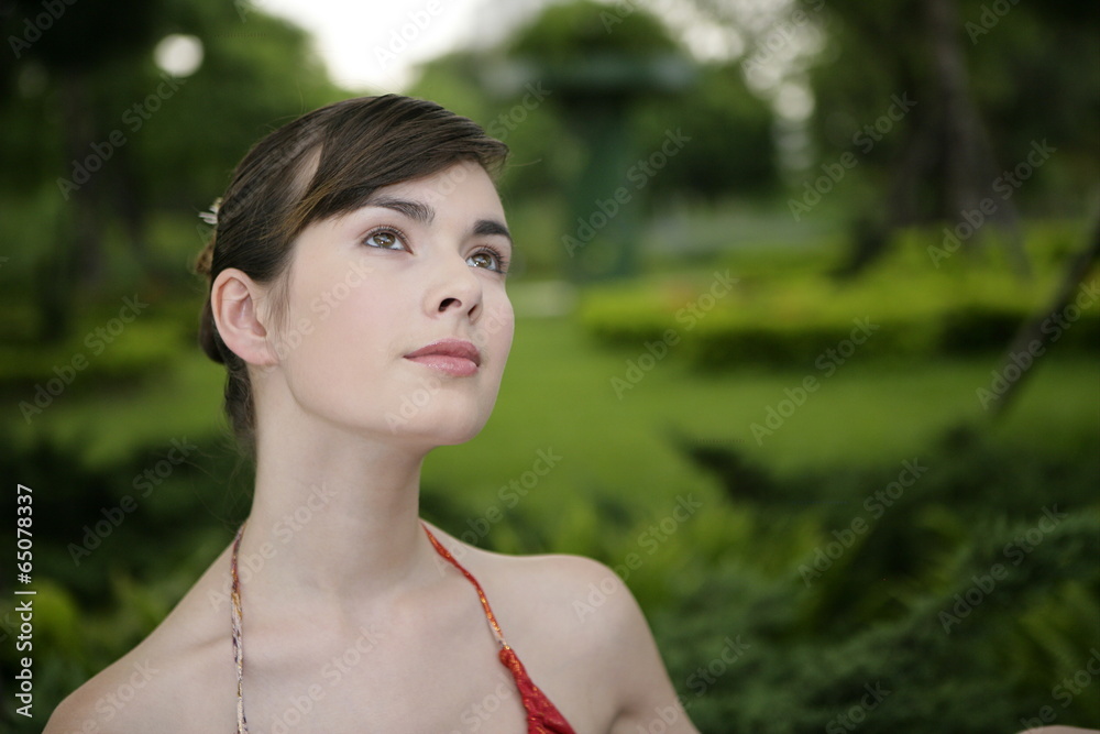 The image of beautiful woman The image of beautiful woman