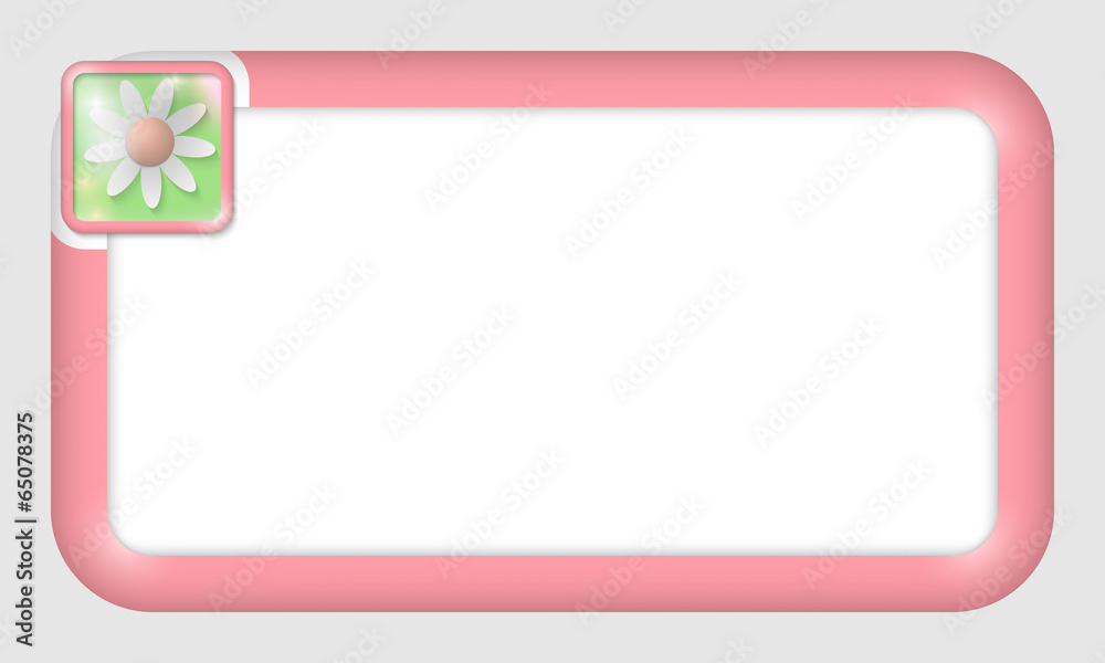 vector frame for text insertion with flower vector frame for text insertion with flower