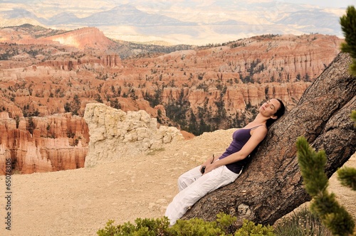 Woman in Bryce Canyon