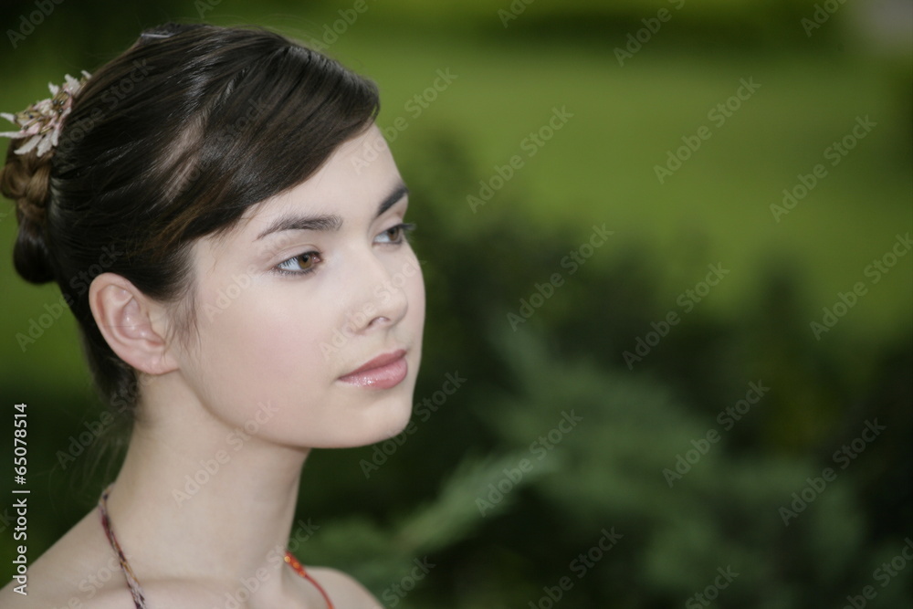 The image of beautiful woman The image of beautiful woman