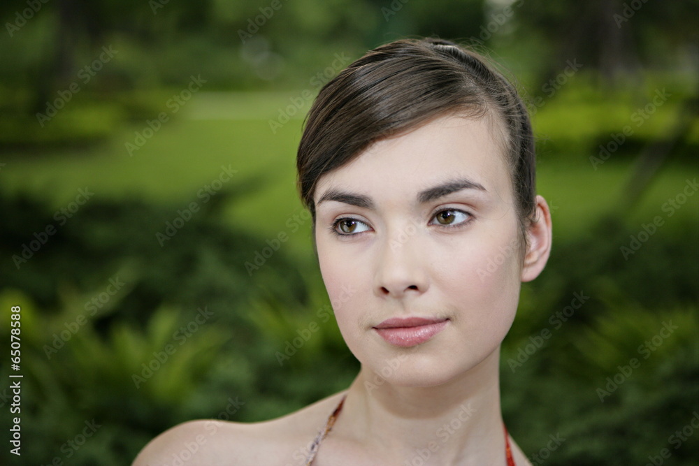 The image of beautiful woman The image of beautiful woman