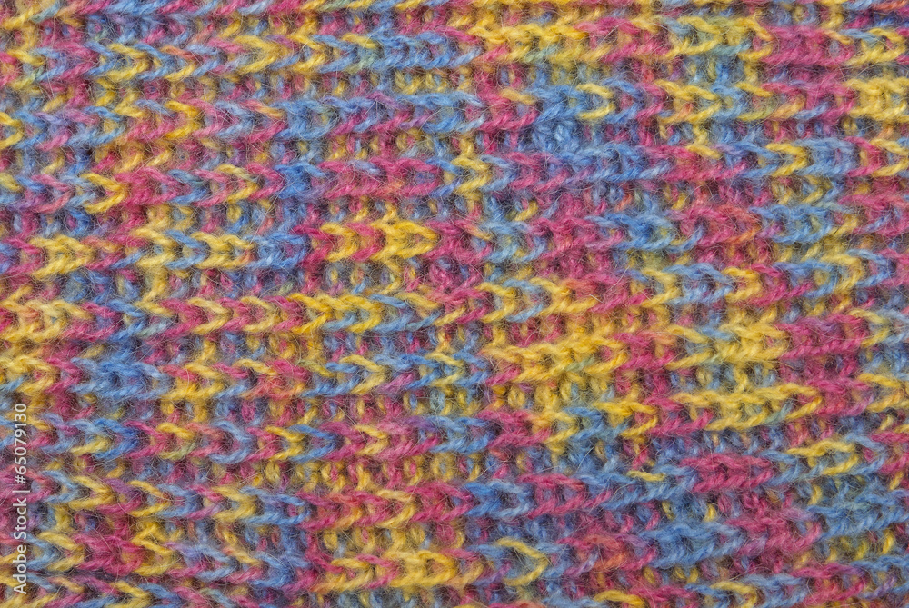 Handmade knitted wool background