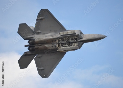 F-22 Raptor with Weapons Bay Deployed