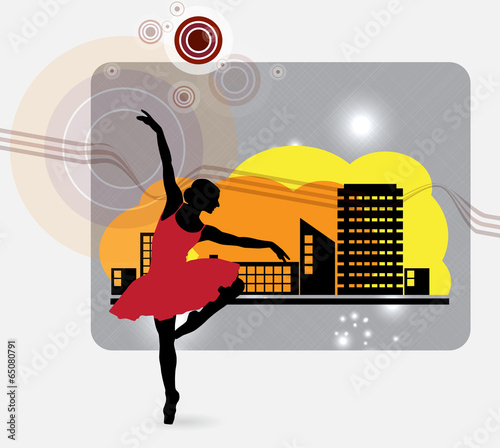 Ballet. Vector