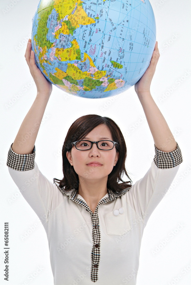 The image of beautiful woman in Asia