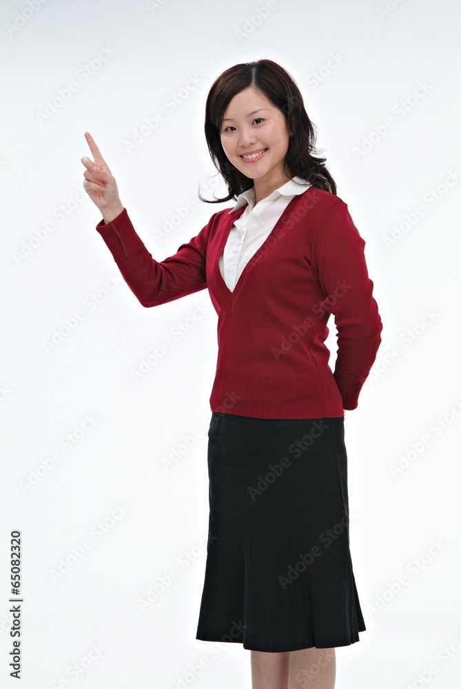 The image of beautiful woman in Asia