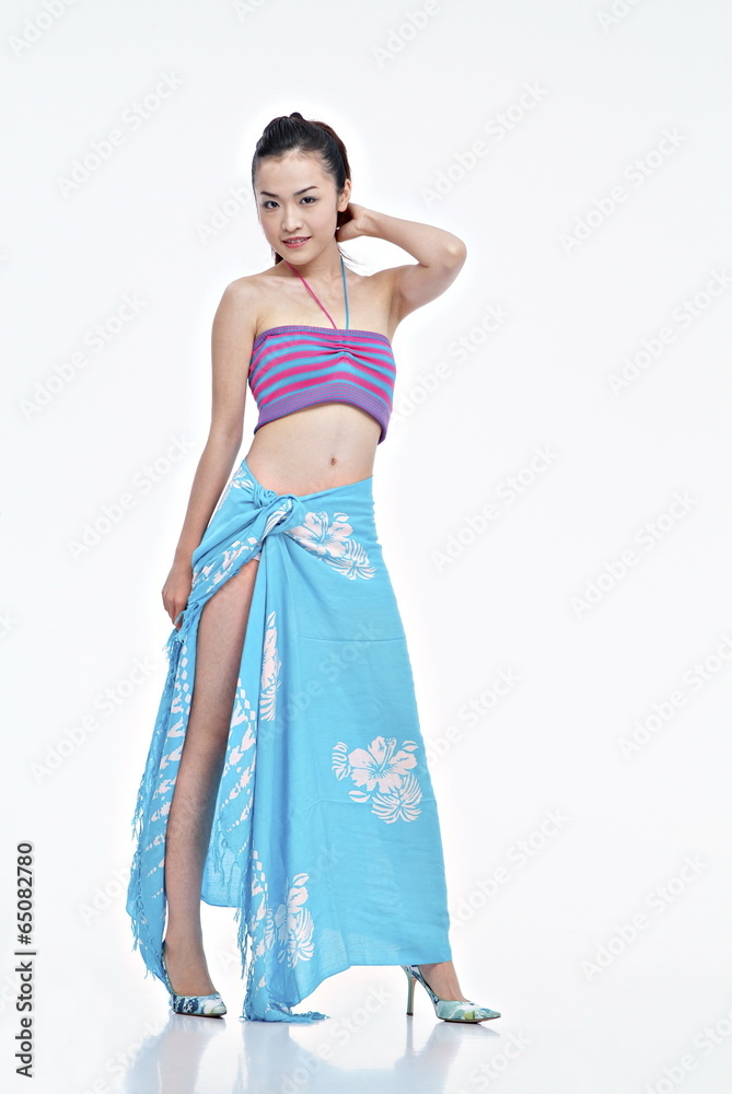 The image of beautiful woman in Asia The image of beautiful woman in Asia