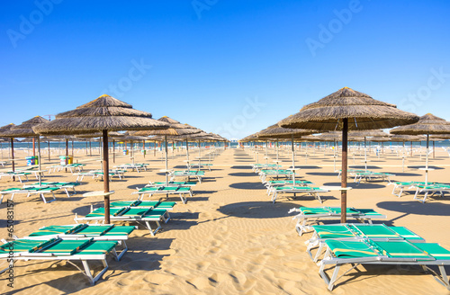 Rimini beach Italy