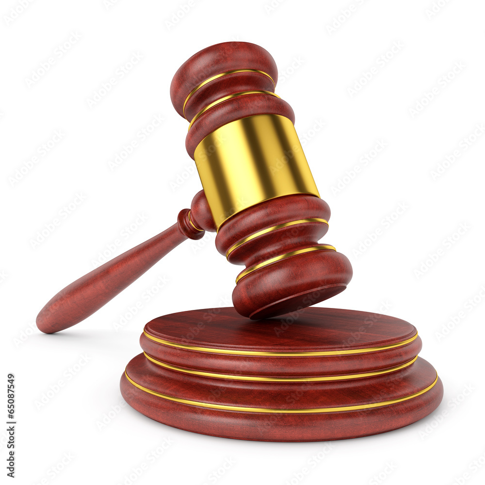 Wooden judge gavel Wooden judge gavel