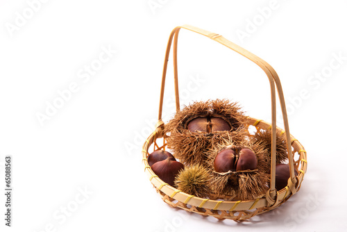 chestnuts were served in a basket