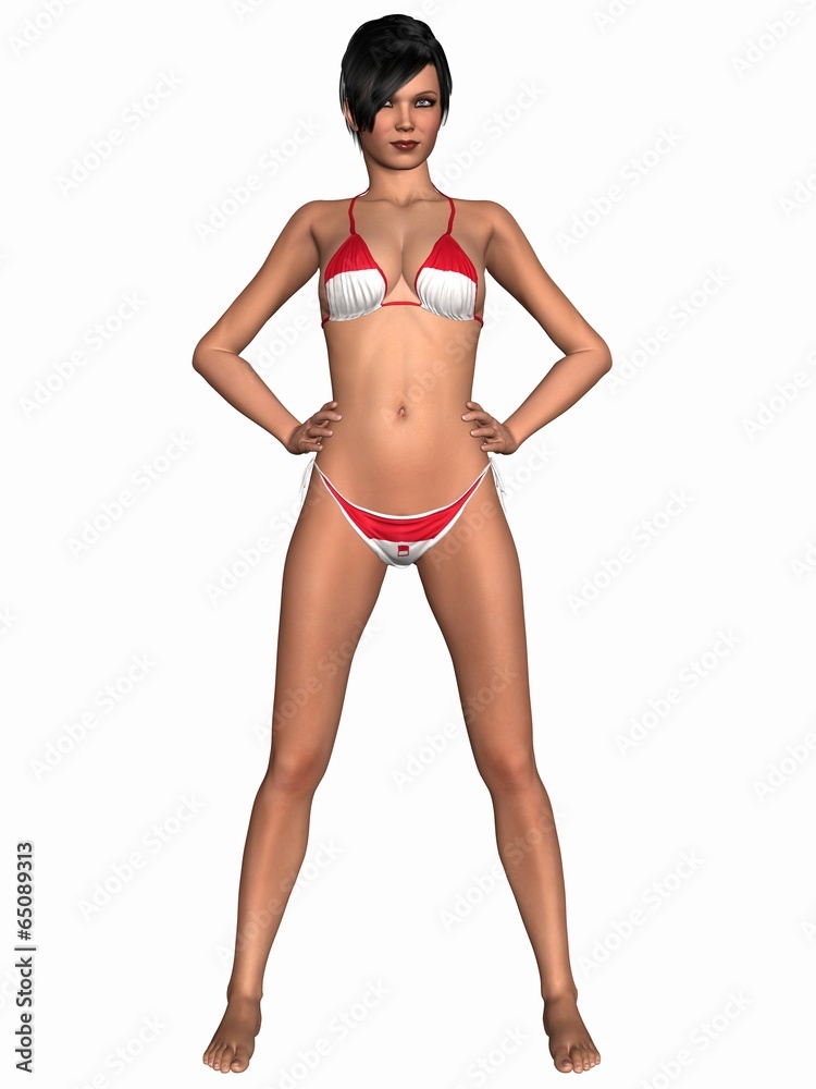 Sexy Girl with Bikini