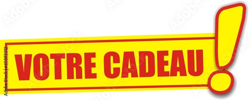 étiquette votre cadeau