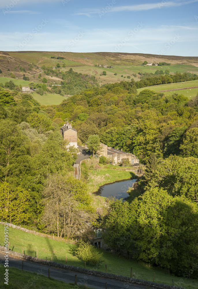 Obraz premium Green valley in Yorkshire