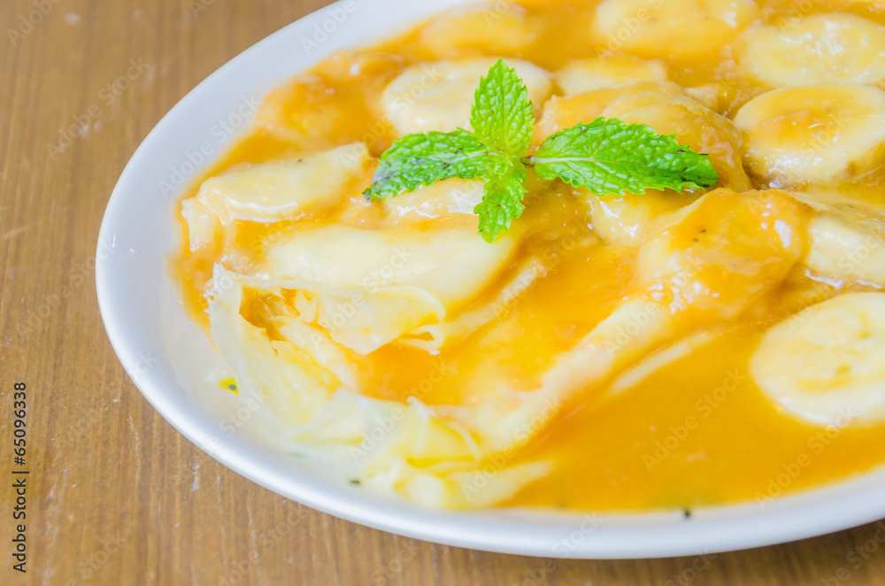 Crepe banana Crepe banana
