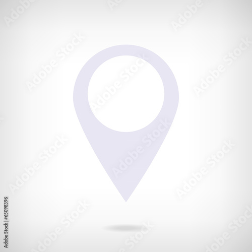 Free Download Map pointer icon in interior. Location symbol. - GFXLoad