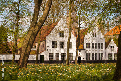 Begijnhof in Bruges, Belgium